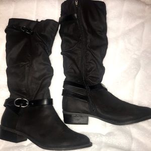 Black tall Boots, size 9